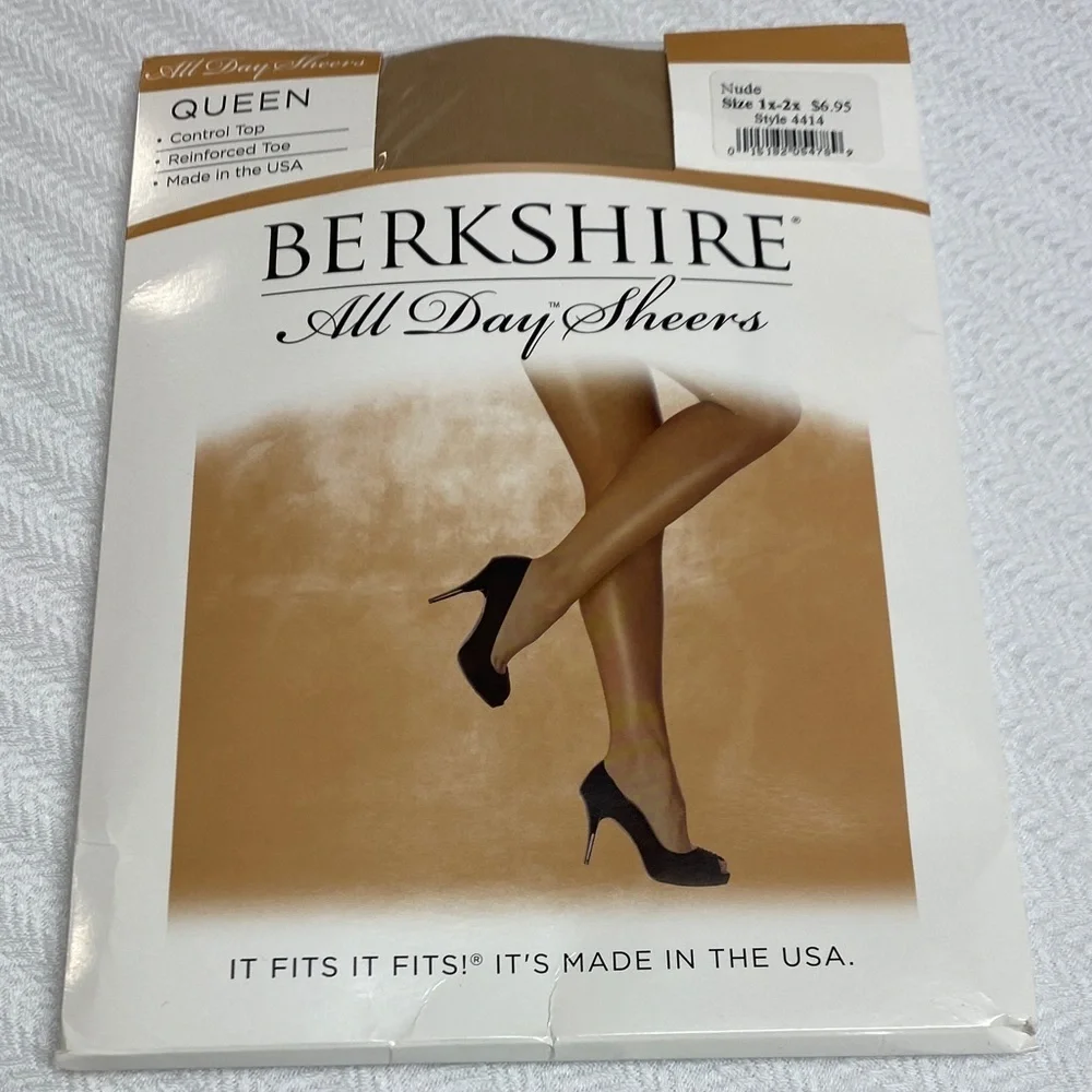 Berkshire All Day Sheers Control Top Pantyhose Nude 1X-2X